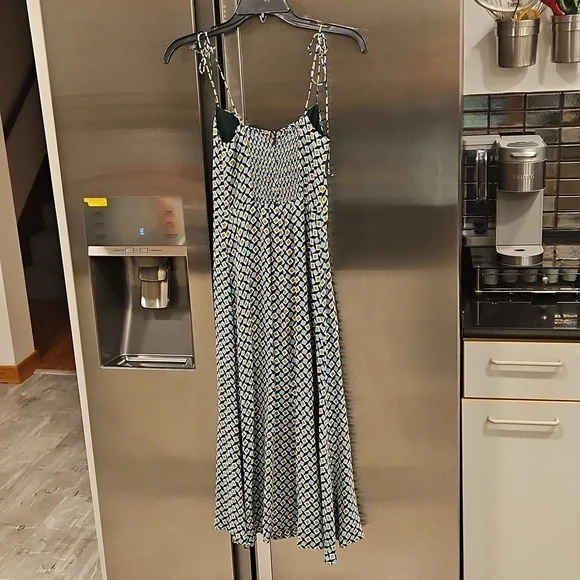 💕REFORMATION💕 Juliette Dress ~ Mosaic Multi-Color Geometric Print 4 NWOT
